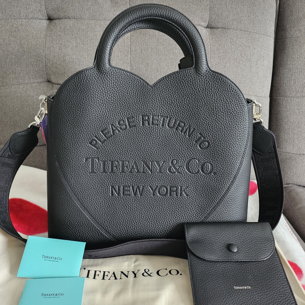 Tiffany & Co. Black Heart Tote